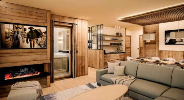 Mio Suite, La Plagne: Centre ski chalet, image 2